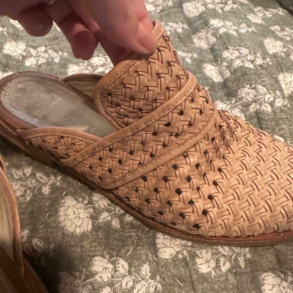 Freda Salvador Tan Woven Mules - Picture 8 of 12